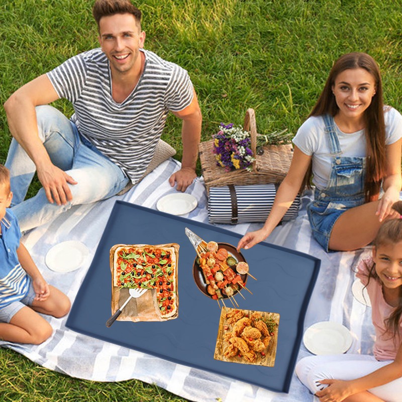 Grill Mat Silicone Blackstone Griddle Top Cover Anti Sticky Grill