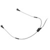AVTronics AVTCLEB Black Collar Worn Microphone Terminated for Electro-Voice Microphone