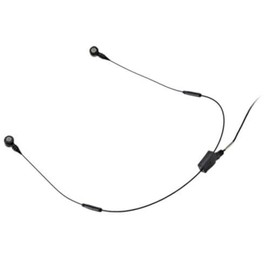 AVTronics AVTCLEB Black Collar Worn Microphone Terminated for Electro-Voice Microphone Systems