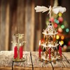 100 pcs Bulk Red Candles for Christmas Tree - Angel
