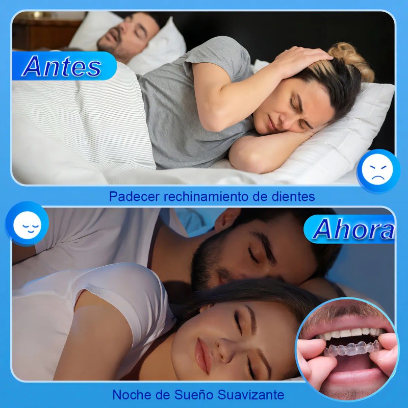 Guarda Bruxismo Set 4 Unidades - Protectores Nocturnos Anti-estrés Y