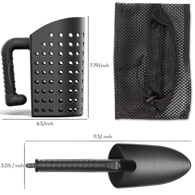 INCLY Sand Scoop & Shovel, Detecting Accessories for Kid &