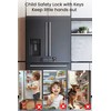 Fridge Lock Refrigerator Lock for Kids with Keys Childproof Combination