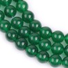 GEM-Inside Natural 8mm Green Jade Round Gemstone Semi Precious Loose