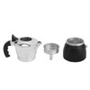 Moka Pot with Double Valve 150ML octagonal Aluminum Moka Stovetop