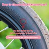 HARFINGTON Back Bike Kickstand for 14 Inch Wheel Carbon Steel