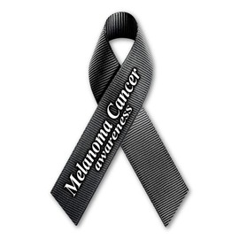 Melanoma Awareness Ribbon Magnet by Magnet America Is 6.875" x 4.5" Made for Vehicles and Refrigerators