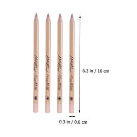 Mikinona Concealer Pen Makeup Concealer Pen for Marks Freckles Dark Circles Natural Effect 4pcs Easy Application for Travel Daily Use