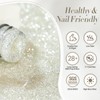 Born Pretty Silver Glitter Gel Nail Polish, Sparkly Shine Gel