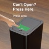 N. NETDOT 3 Pack 10 L/2.6 Gal Bathroom Trash Can