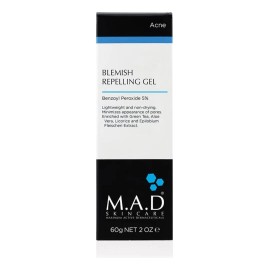 M.a.d. Blemish Repelling Gel 5% 60g | Anti Acné, Poros Tipo De Piel Grasa