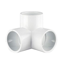 Circo 34-U 1.25 in. 3 Way L PVC Pipe Fitting - Utility Grade