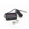 Digital LCD Thermometer Temperature Monitor with External Sensor for Fridge