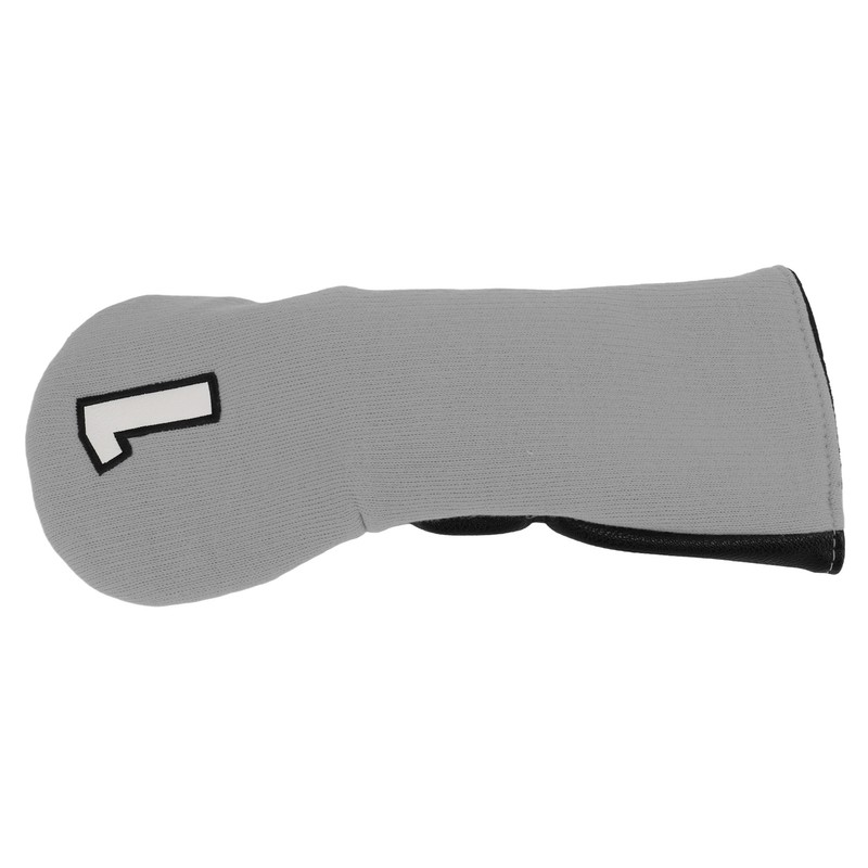 Golf Club Cover Mixed Fabric Head Protector Knitted Polyester Waterproof