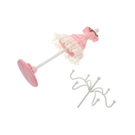 Zerodeko Jewelry Display Storage Shelf Decorative Jewelry Organizer Sturdy Earring Necklace Stand for Home and Jewelry Shop Display