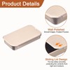 uxcell 4 Pcs Metal Tin Box Container, 2.4x1.3x0.4 Inch Slide