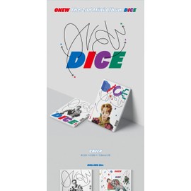 Shinee ONEW DICE 2nd Mini Album PhotoBook 2 Version Set CD+1p Poster+80p PhotoBook+1ea Sticker+1p Special PhotoCard+1p PhotoCard+Tracking Sealed
