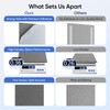 UNECHO 12 Pack 12" X 12" X 0.4" Acoustic Panels