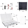 Delizon Delizon Grill Baskets Fish Grilling Rack for Outdoor Grill