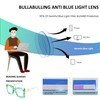bullabulling Readers Oversized Square Blue Light Blocking Reading Glasses for