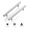Ravinte 50 Pack 7.38 Inch Square Cabinet Pulls Brushed Nickel