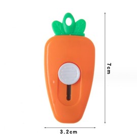 Pocket Box Cutter Mini Retractable Utility Knife Cutter Letter Opener, Random Color (Carrot)