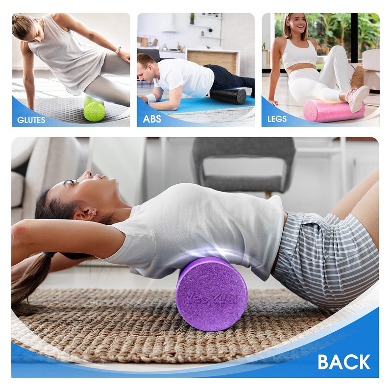 Yes4All EPP Exercise Foam Roller – Extra Firm High Density