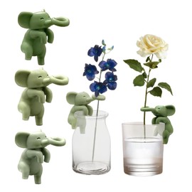 Plant Cutting Holder, Plant Propagation Buddy, Plant Propagation Friends, Plant Nurturing Decorative Plant Supports for Buds, Stems, Branches and Cuttings for Indoor Garden Plant Lover (Elephant 3PC)