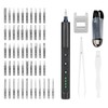 3.7V Electric Screwdriver, Mini Precision Screwdriver Set, 56 Magnetic Bits,