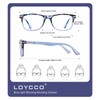 Loycco 4 Pack Computer Reading Glasses Blue Light Blocking Anti