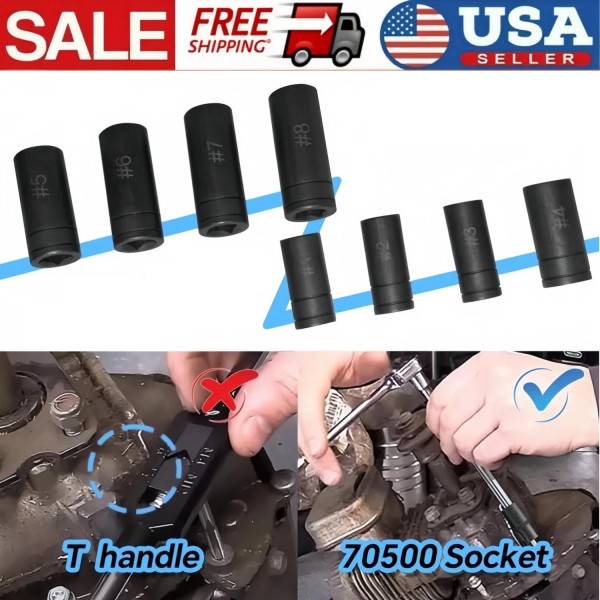 Unbranded 70500 Tap Socket Set W/ 1/4" & 3/8" Drive