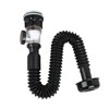 Bathroom Sink Drain Kit - Flexible Sink Drain P-Trap for