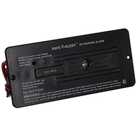 Safe T Alert 30 Series Classic LP Gas Alarm - Propane Alarm - Flush Mount, Black - 30-442-P-BL