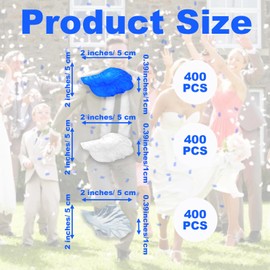 keepsweat 1200 Pcs Rose Petals,Blue White Silver Rose Petals Decoration Silk Rose Petals for Romantic Night for Her Set Wedding Party Flower Girl Petals Fake Flower Petals Artificial Silk Rose Petals