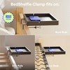 BedShelfie Wood Bedside Shelf for Bunk Bed & Top Bunk,
