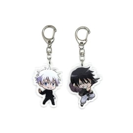 EBTY DREAMS Inc. - Set of 2 Jujutsu Kaisen Acrylic Keychain Satoru Gojou, Toji Fushiguro v1