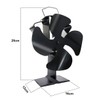 TOMERSUN 4 Blades Stove Fan Heat Powered Wood/Log Burner Fan