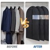 Ruiunchu 7 Pcs Suit Bag Cover Carriers Hanging Clothes Men