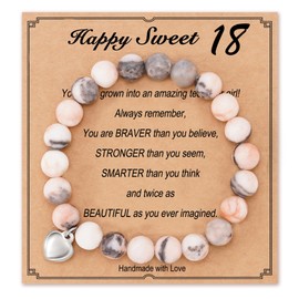 FYUKISS Sweet 18 Gifts for Girls, Sweet 18 Birthday Bracelets Jewelry, Gifts for 18 Year Old Girl Gift for Birthday