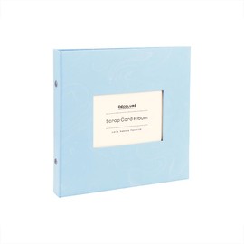 Nakabayashi A-SCY-120-B Scrap Card Album, Binder Type, 6 Holes, Savon Blue
