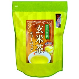 Miyahara-en Genmaicha Tea Bag, 14.1 oz (400 g) (0.2 oz (5 g) x Approximately 80 Packets, Chiran Tea Made in Kagoshima Prefecture