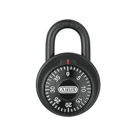 ABUS 78/50 KC 2-Inch Locker Dial Combination Padlock, Black