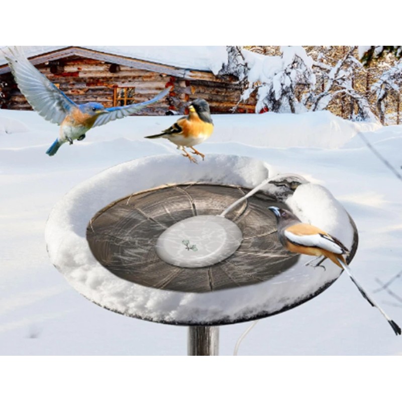 Kakalote Birdbaths De-icer 70W Heater with Thermostatical