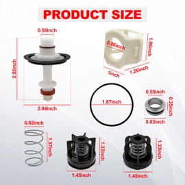 0888527 Total Repair Kit Included Total Relief Valve Repair Kit, First & Second Check Valve Repair Kit, Retainer Replacement for 3/4" 009M3 Reduced Pressure Zone Assembly