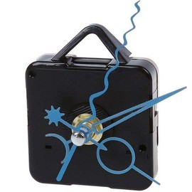 Cablepelado - Meccanismo movimento al quarzo per orologio, silenzioso, kit di riparazione e creazione orologio 3D, con lancette, tipo 5