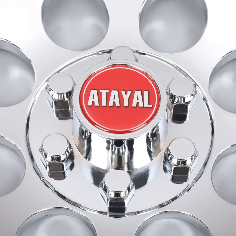 G-PLUS 10" Chrome Wheel Cover Hub Caps Compatible with EZGO
