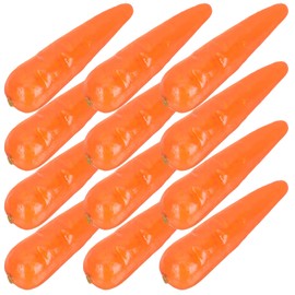 PRETYZOOM Home Decor 30Pcs Artificial Mini Carrots Easter Foam Carrots Fake Vegetables Carrot Photo Props Easter Kitchen Decorations Decoraciones para Salas De Casa