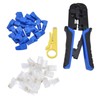 Network Cable Crimp Pliers RJ11/45 Ratchet Wire Crimping Tool RJ