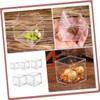 PACKOVE 5Pcs Acrylic Candy Storage Boxes Durable Multi Function Jewelry