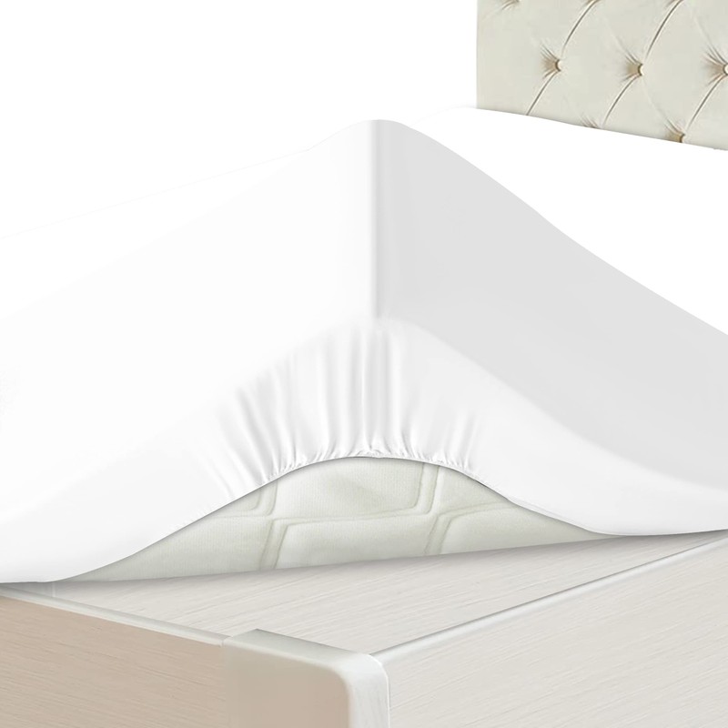Hafaa Single Fitted Sheet – Easy Care 25 cm Deep